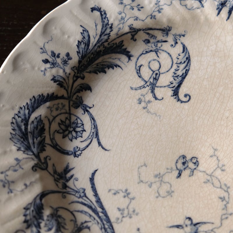 ジアン ランソー Gien Rinceaux ディナー 皿 アンティーク ジアン ランソー Gien Rinceaux ディナー 皿 アンティーク