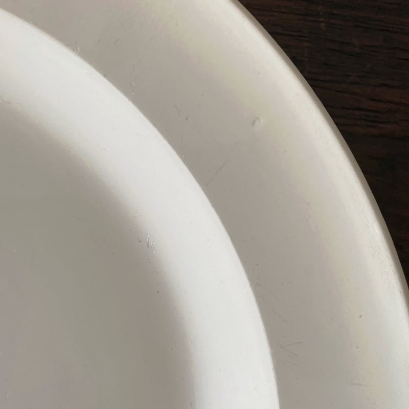 1800年初期 モントロー 刻印 ファイアンスフィーヌ 丸皿 平皿 大皿