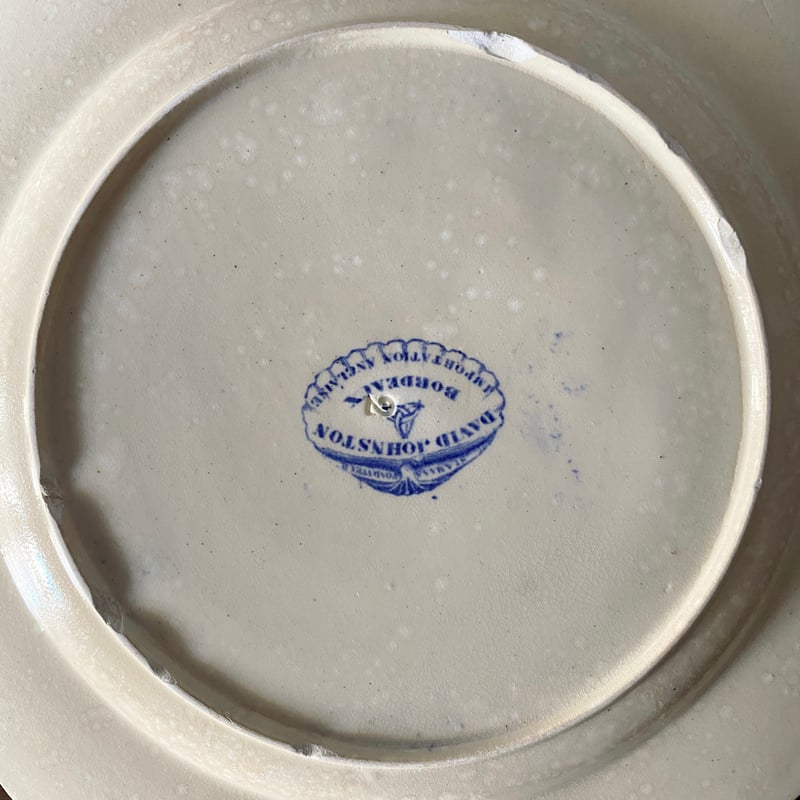 David Johnston Bordeaux ボルドー タピスリー 平皿 φ19.2cm フ