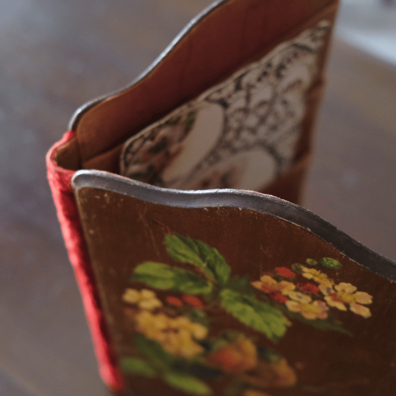 レター フォルダー スタンド 木製 フランス アンティーク 050106