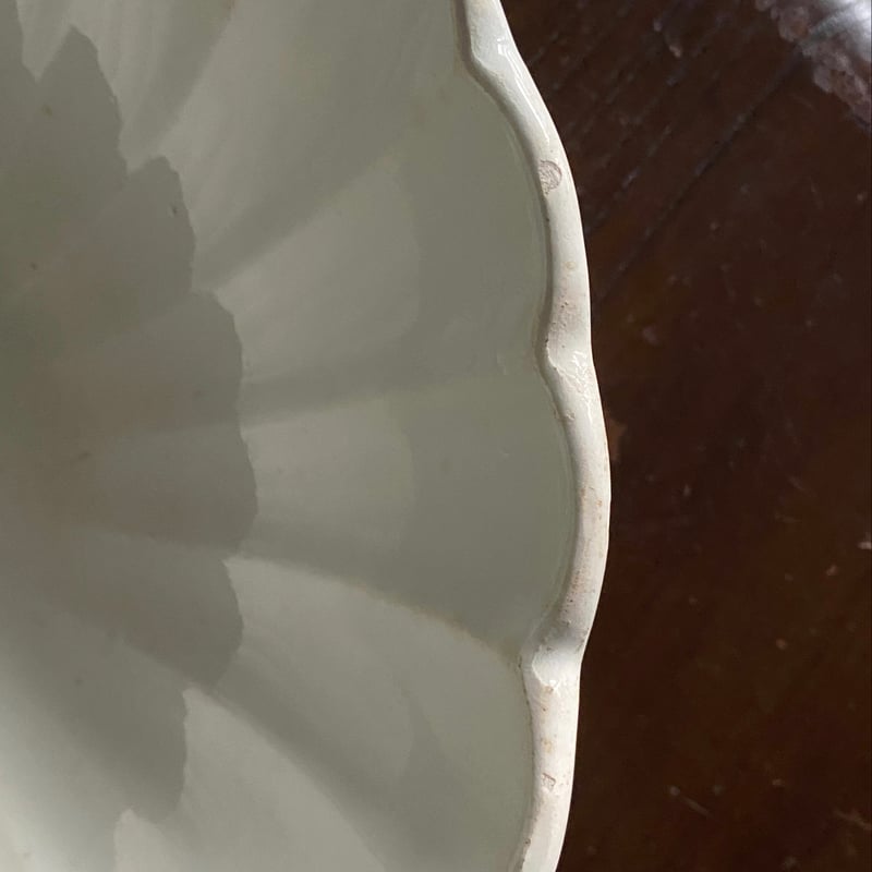 Arboras アルボラス 白 サラディエ ボウル 輪花 φ28cm フランス