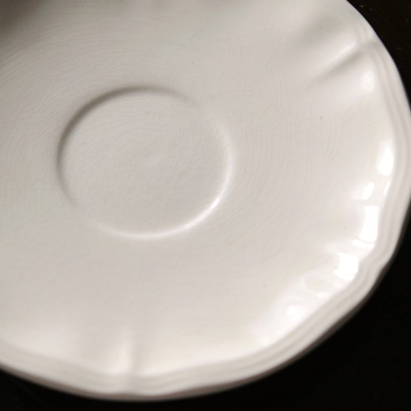 ディゴワンサルグミンヌ 花リム ソーサーφ16.5cm フランス