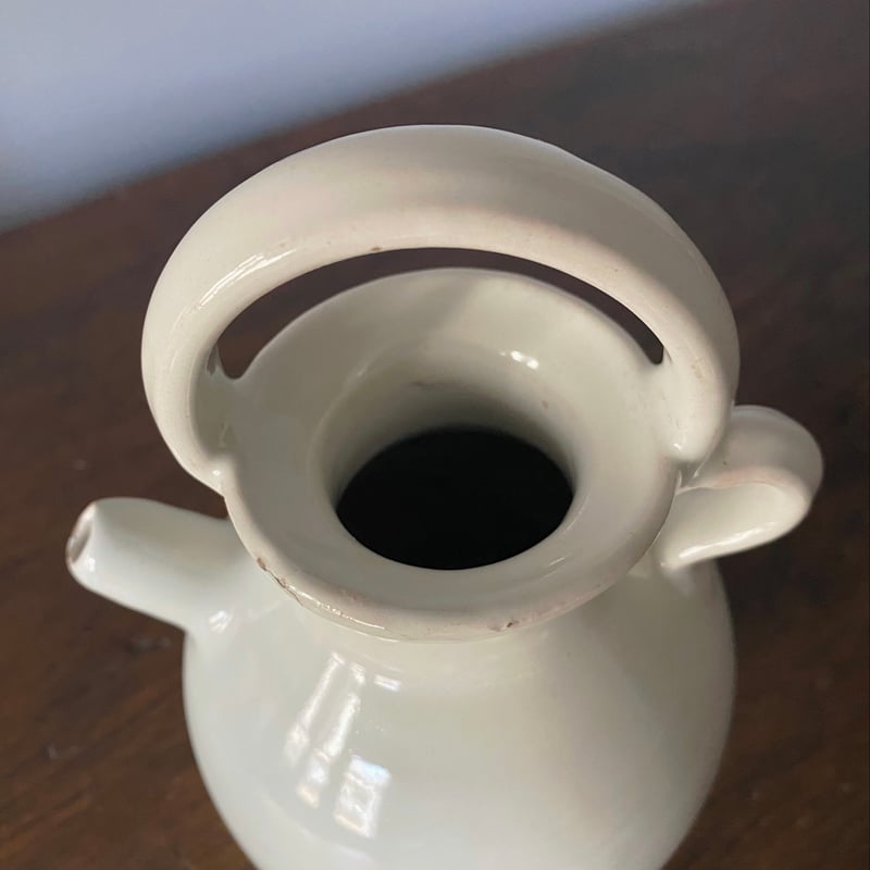 Moustiers ムスティエ 白 錫釉 ガーグレット ピシェ フランス