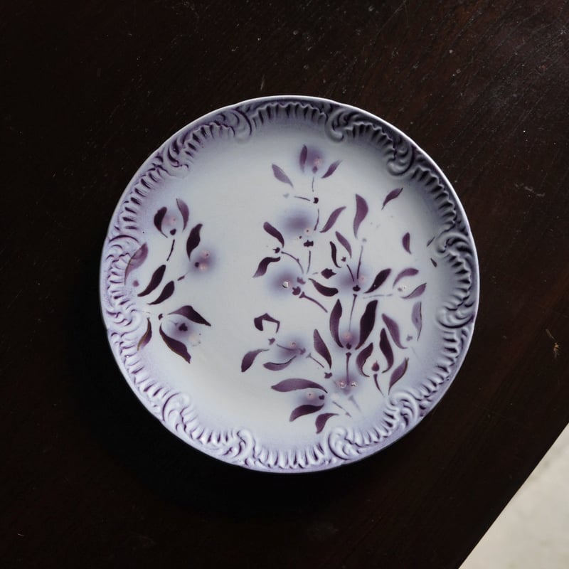 Digoin&Sarreguemines ディゴワン サルグミンヌ ヤドリギ 平皿 φ21cm