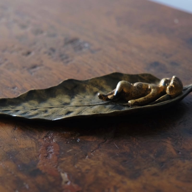 ブロンズ ヴィドポッシュ トレイ キューピッド フランス アンティーク