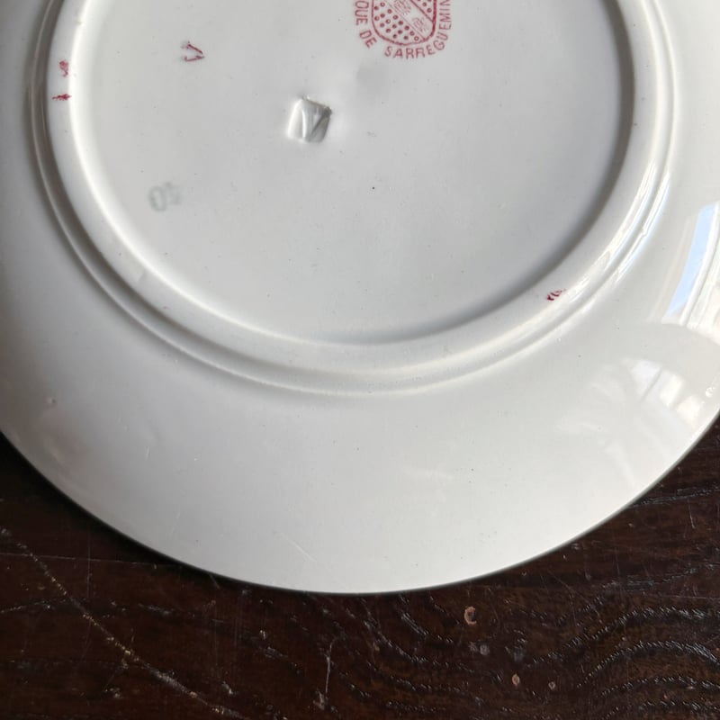 SARREGUEMINES サルグミンヌ ソーサー 平皿 15.5cm フランス