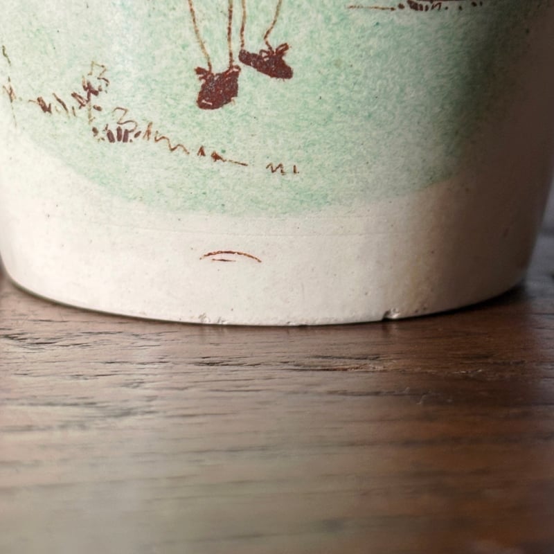 Lunéville リュネヴィル マスタードポット h9.5cm フランス