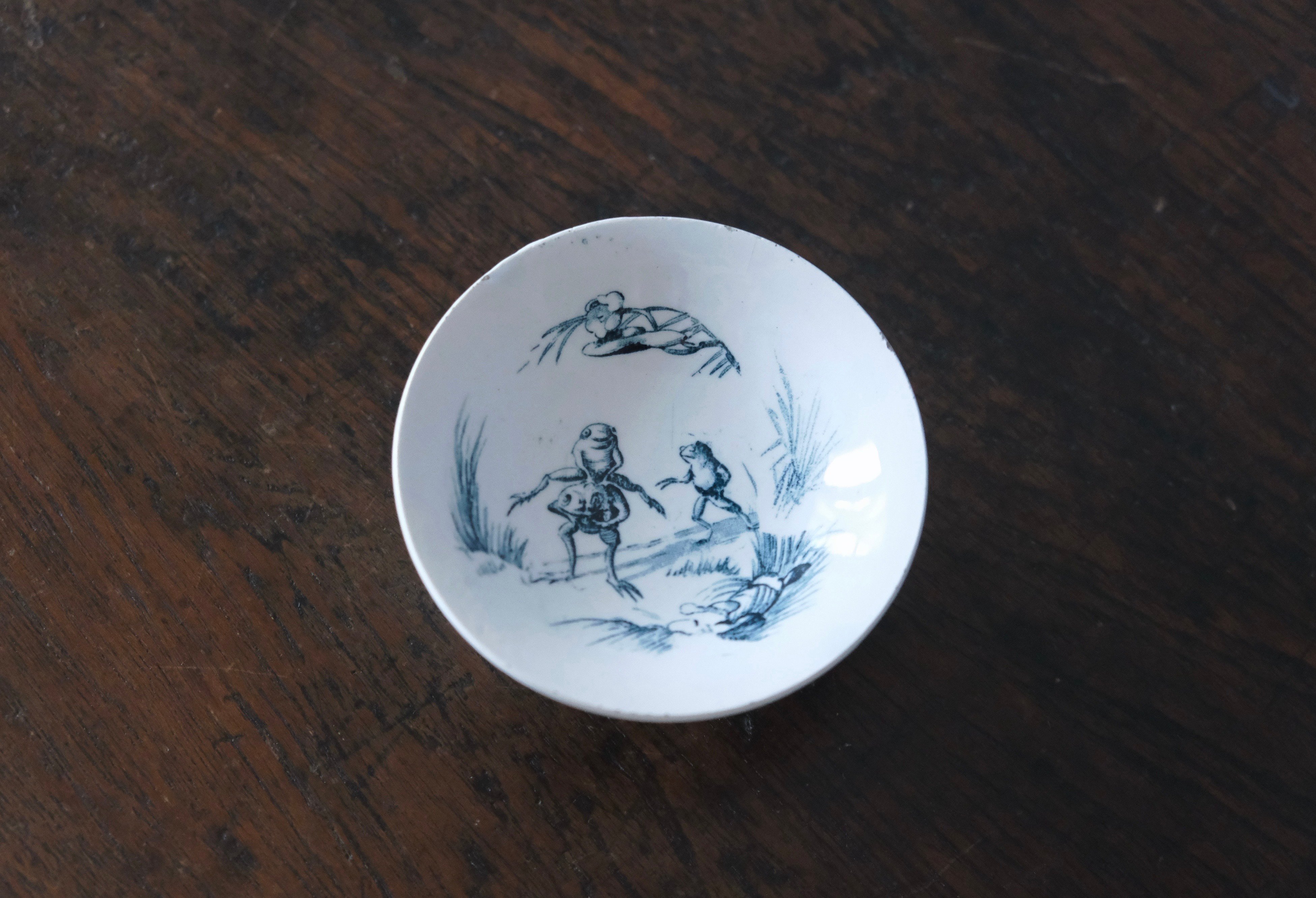超美品　リュネビル　ままごと　ボウル　ディネット　フランスアンティーク ディネット コンポティエ おそらく リュネビル フランス アンティーク