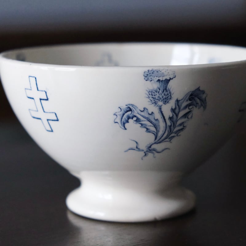 Lunéville ロレーヌ十字 カフェオレ ボウル h9cm ビンテージ