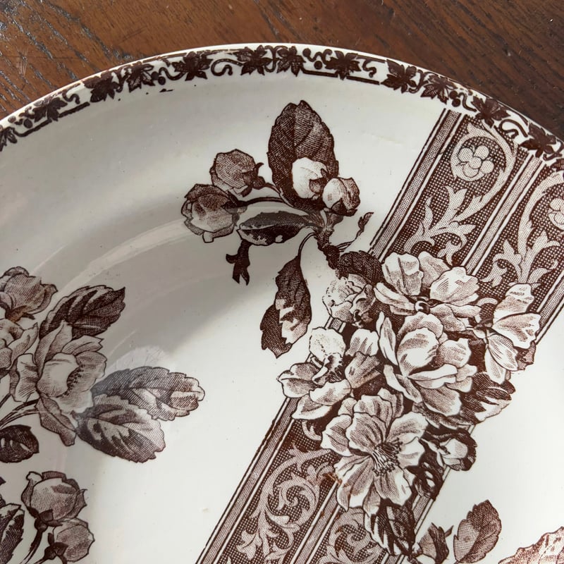 エミールブルジョワ　深皿/フランスアンティーク/ブロカント エミールブルジョワ 深皿/フランスアンティーク/ブロカント