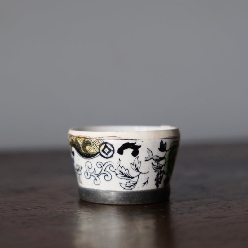 繊細で美しいガーランド　サラディエ　クレイユモントロー　フランスアンティーク フランス アンティーク クレイユ エ モントロー ソーシエール