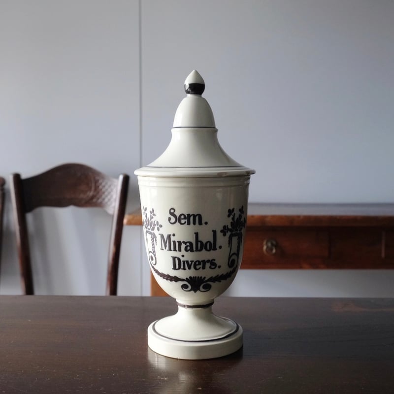 19世紀 ファーマシーポット ポット ゴブレット 花器 オブジェ