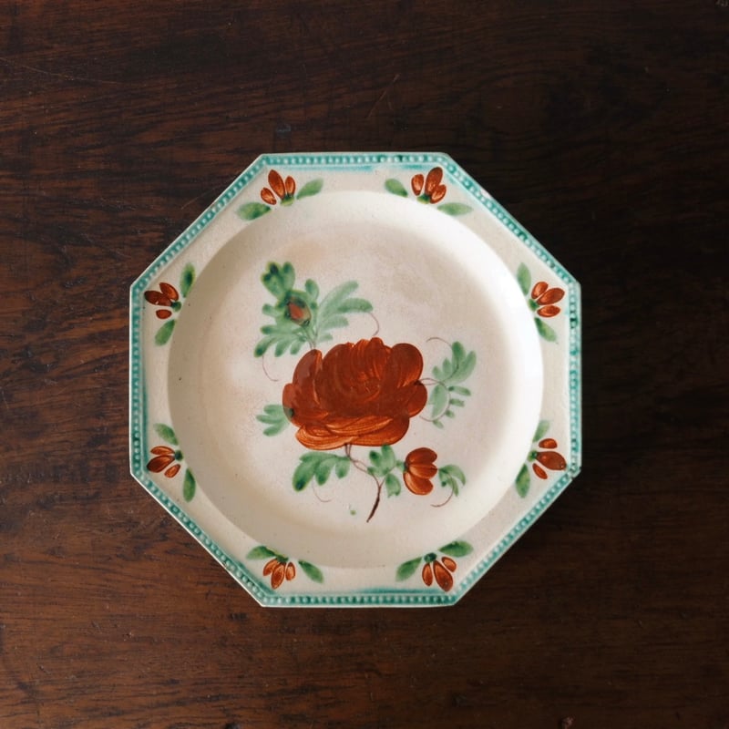 ドゥエ Douai 花絵皿 オクトゴナル デザート 皿 平皿 ドゥエ Douai 花絵皿 オクトゴナル デザート 皿 平皿
