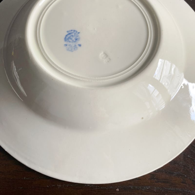 K&Gリュネヴィル K&G Luneville ロレーヌ十字紋章皿 深皿 リム皿 アン