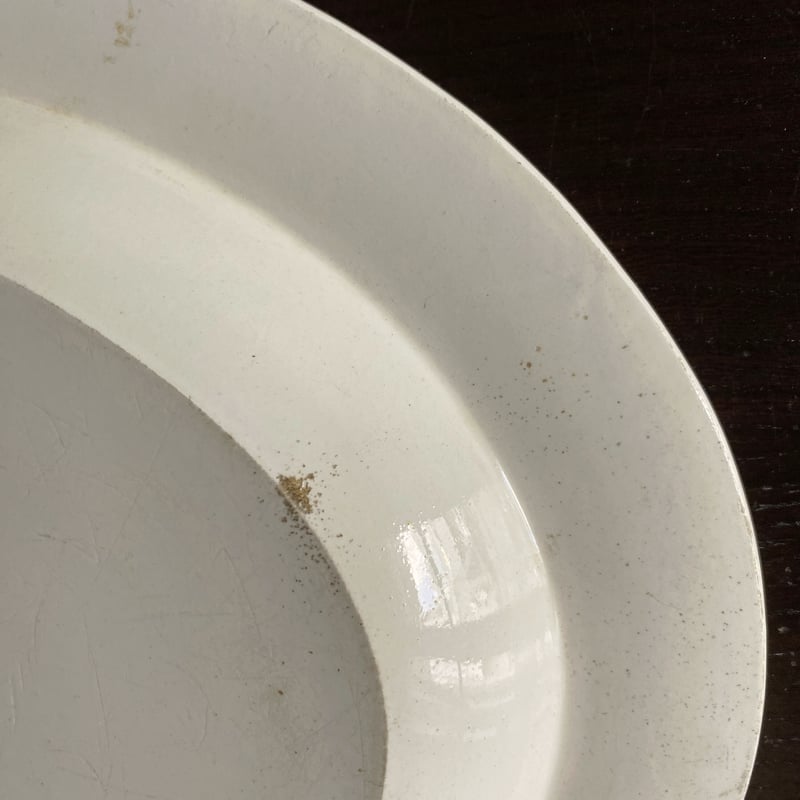 クレイユ CREIL グリザイユ オーバル皿 楕円皿 35.5cm フランス