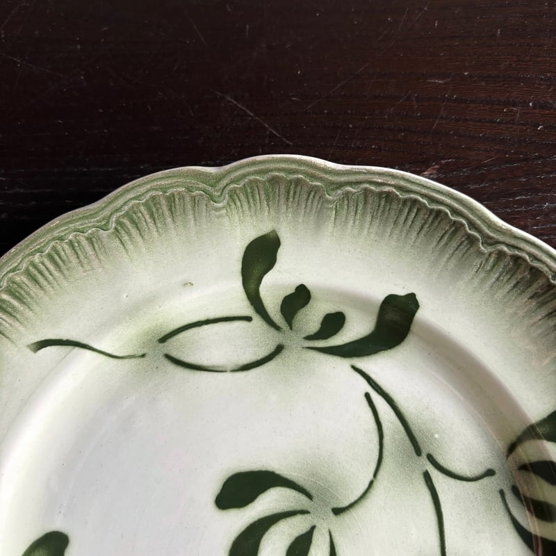 Badonviller バドンヴィレー 宿り木 ヤドリギ 平皿 φ21cmフランス アン