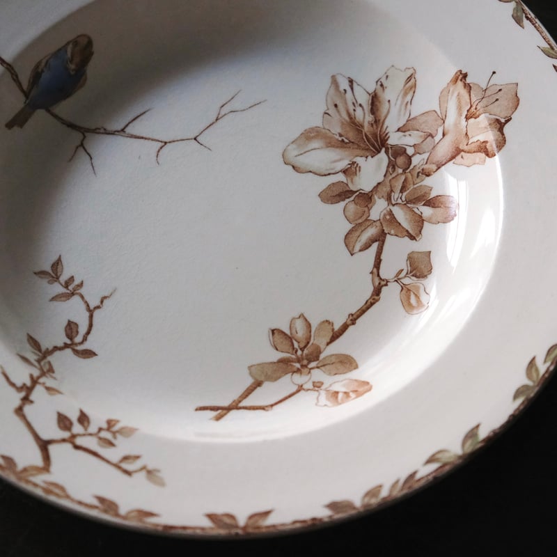 HB&Cie ショワジールロワ Oxford オックスフォード 深皿 リム皿 手彩色