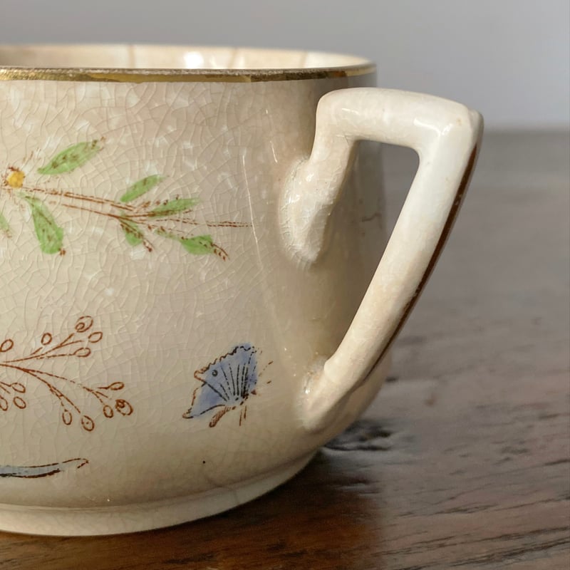 金継ぎ用 Sarreguemines サルグミンヌ カップ & ソーサー フランス