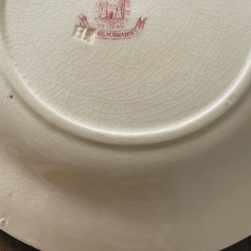 ジアン Fleurs Normandes 平皿 アンティーク 140007 | jinen_a