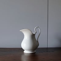 フランスアンティーク　ショワジールロワ　白　ピシェ　ピッチャー　花瓶　美品 Choisy le Roi ショワジールロワ 白 ピシェ ピッチャー 花器 花瓶 h19.5