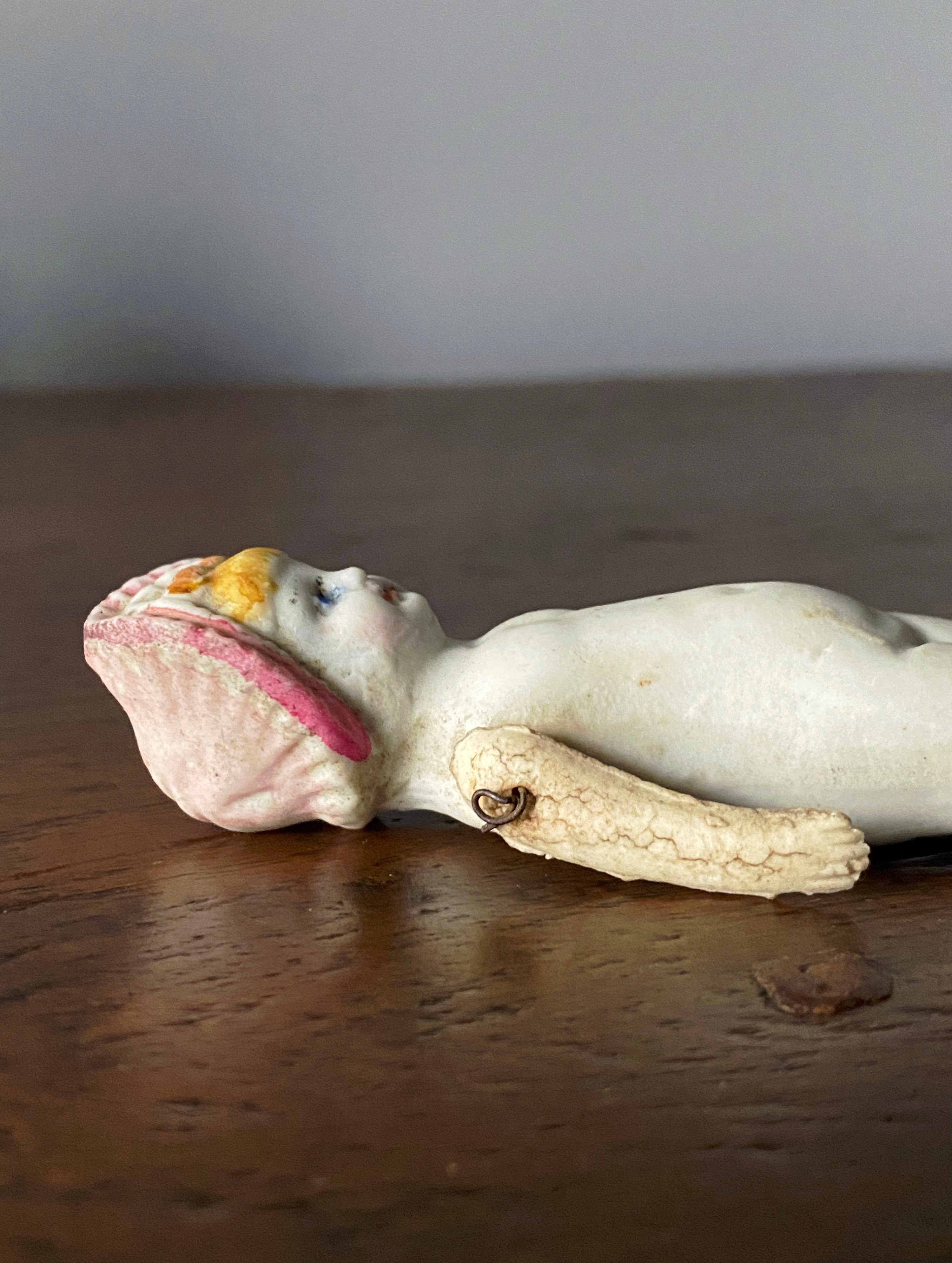 ビスクドール ミニョネット 人形 9.5cm フランス アンティーク 0501750