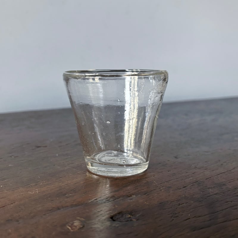 キャンドルグラス 無色 hフランス アンティーク 0502304 | jinen_antique