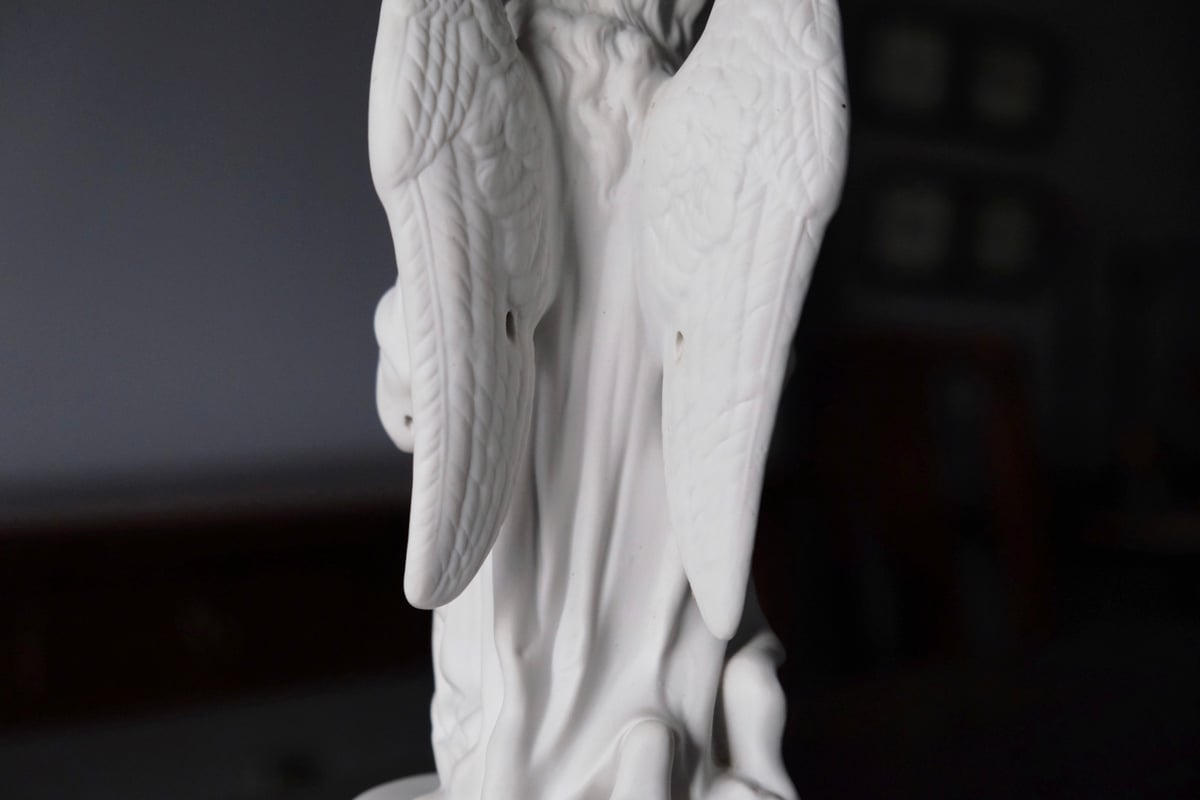 石膏 天使像 h27cm フランス アンティーク 0501710 | jinen_antique 石膏 天使像 h27cm フランス アンティーク 0501710 | jinen_antique