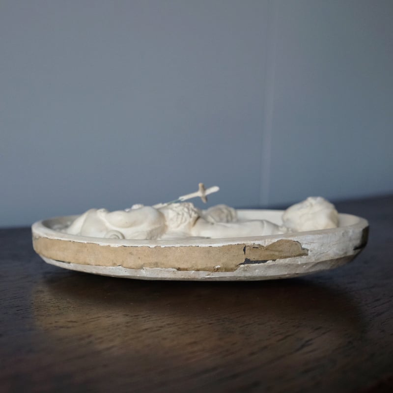 フォンタナ 銘 メダイヨン ラファエロ 絵画 フランス アンティーク