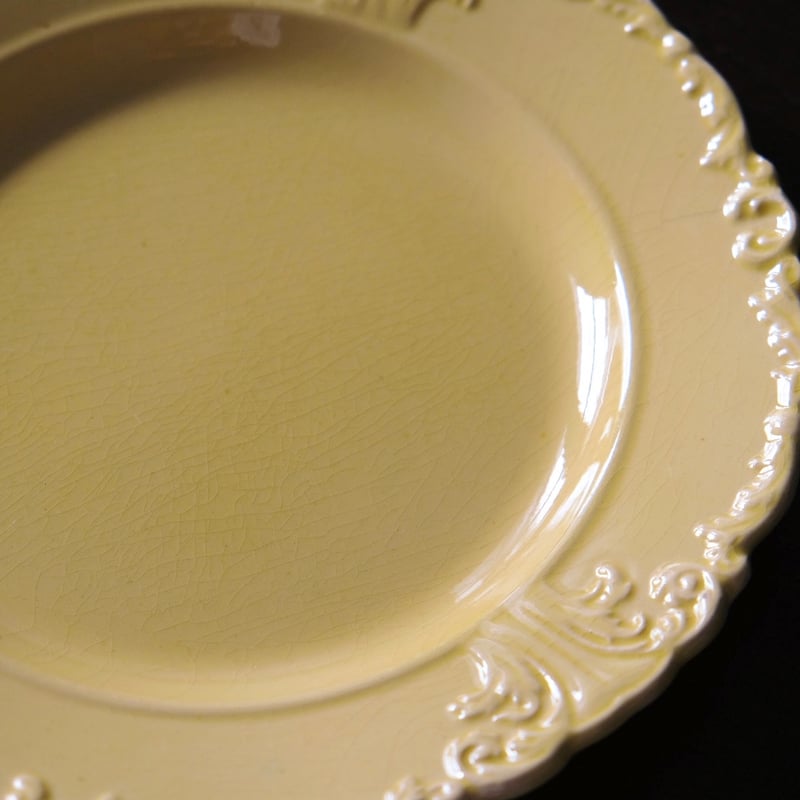 アプト Apt 南仏陶器 レリーフ 平皿 リム皿 φ21.5cm フランス