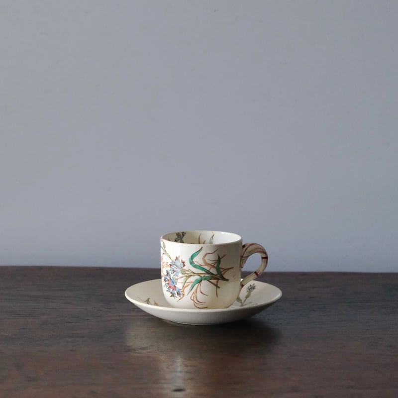 K&G Luneville リュネヴィル 矢車菊 カップ アンド ソーサー フランス