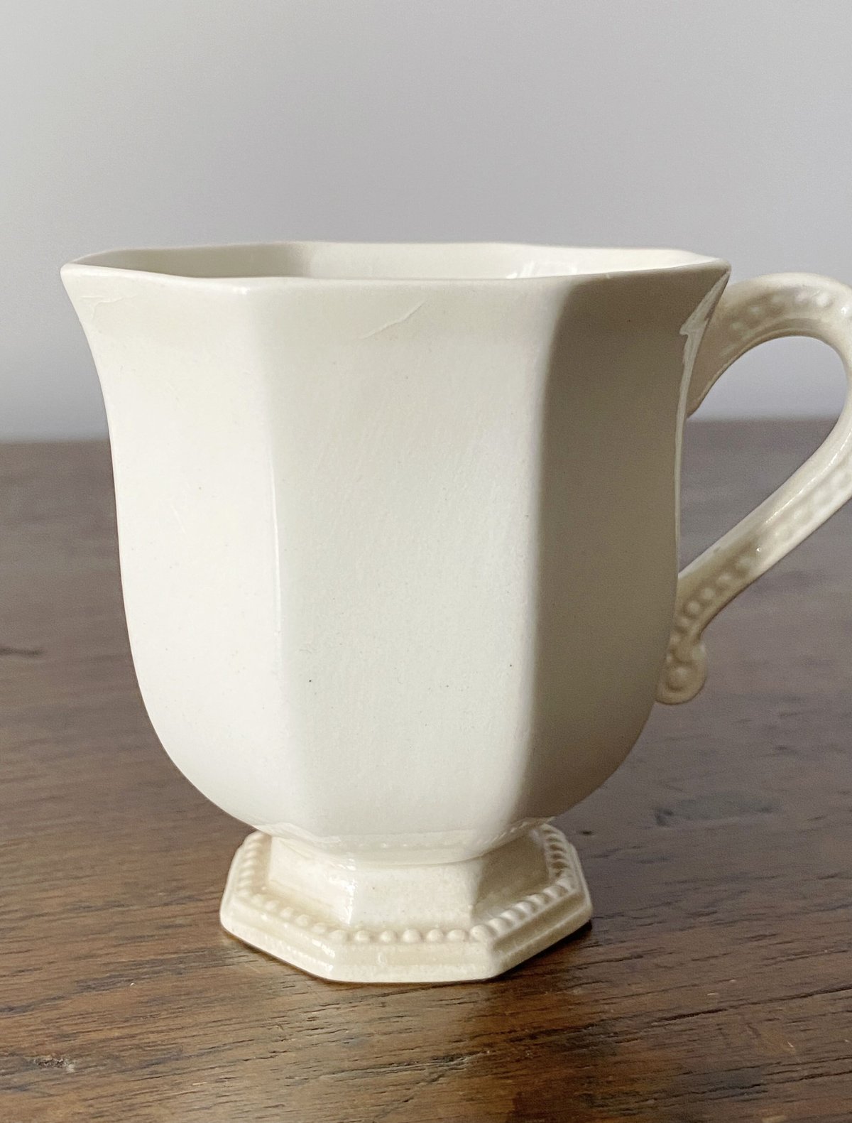 希少　フランスアンティーク　モントロー　オクトゴナル　スープカップ 希少フランスアンティークモントローオクトゴナルスープカップ