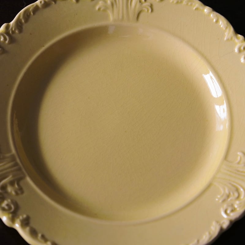 アプト Apt 南仏陶器 レリーフ 平皿 リム皿 φ21.5cm フランス