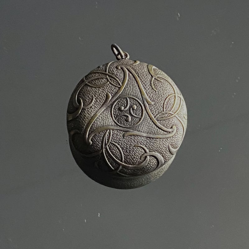 エーデルワイスのプードリエ パウダーケース フランス アンティーク