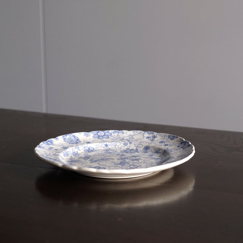 レア フランス アンティーク ボルドー窯 タピスリ スクエアプレート