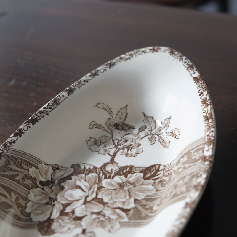 希少　美品　エミールブルジョワ　ラヴィエ　マロン　フランスアンティーク 希少 美品 エミールブルジョワ ラヴィエ マロン フランス