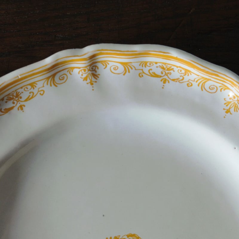 18世紀 ムスティエ 花絵皿 アンティーク 050470 | jinen_antique