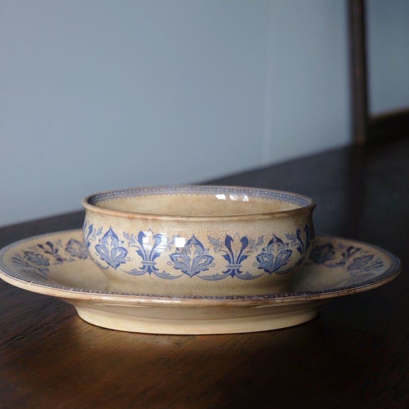 蓋つき ソーシエール アンティーク 0501151 | jinen_antique