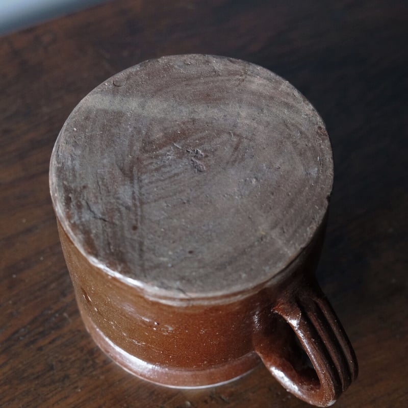 フランスアンティーク　キュノワール　マグカップ　スープカップ Cul Noir キュノワール 無地 マグカップ / 1800年代(19世紀