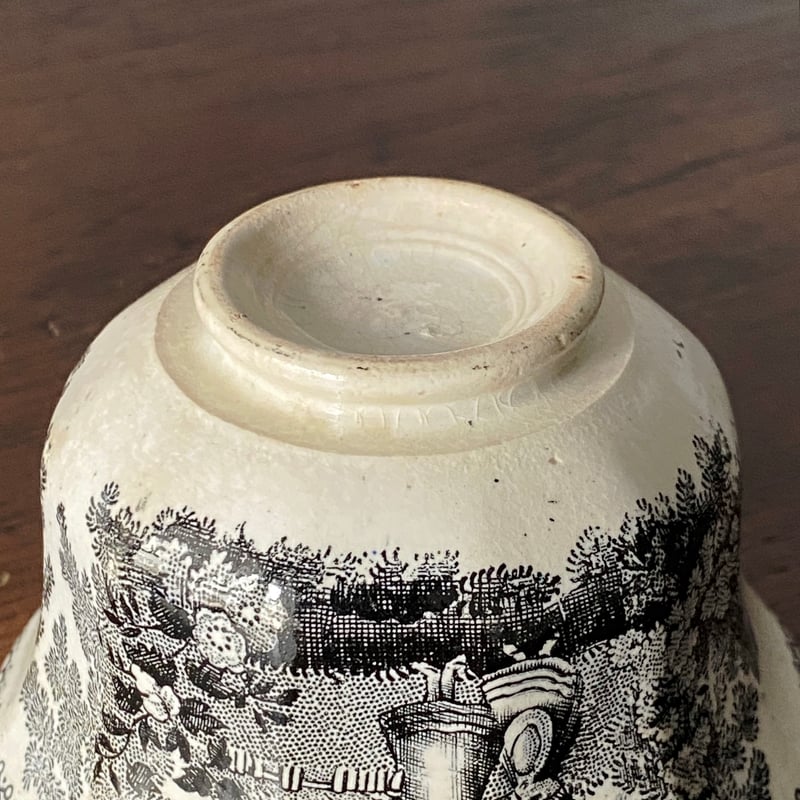 Maastricht マーストリヒト グリザイユ ティー ボウル アンド ソーサー