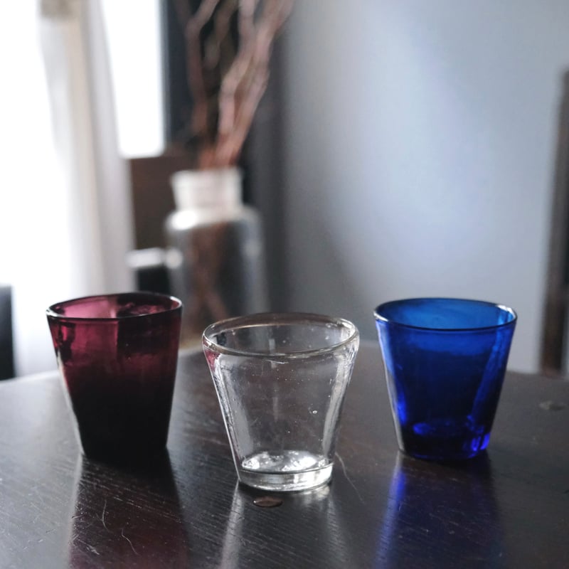 キャンドルグラス 無色 hフランス アンティーク 0502304 | jinen_antique