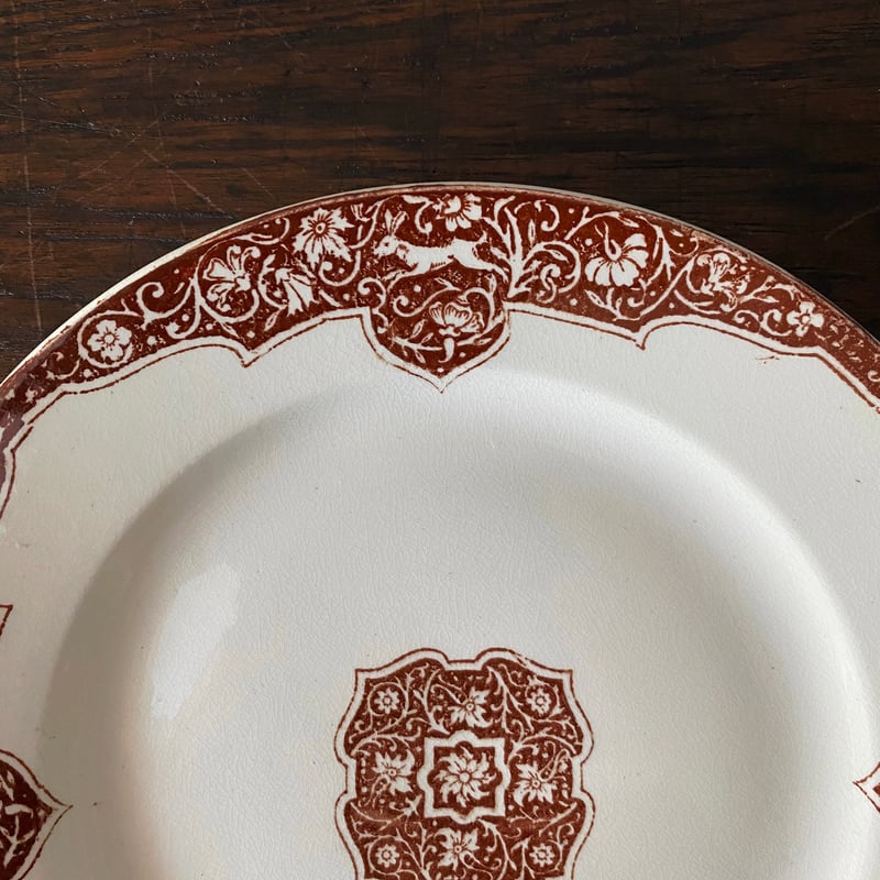 サルグミンヌU&C フランス　アンティーク　プレート　皿　ブロカント サルグミンヌU&C フランス アンティーク プレート 皿 ビンテージ