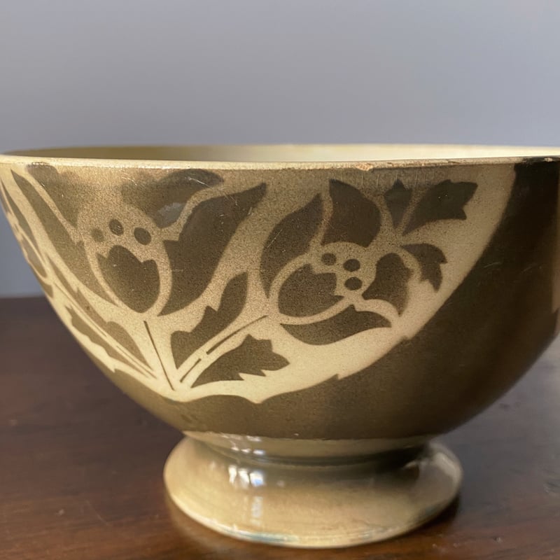 クレイユ&モントロー HBCM カフェオレボウル ボウル アザミ柄 φ16cm