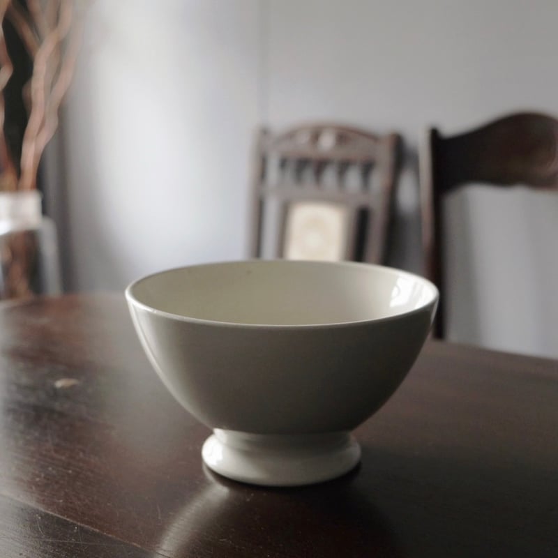 アンティーク　カフェオレボウル　ホワイト　白 白 ボウル カフェオレボウル フランス アンティーク 0501588