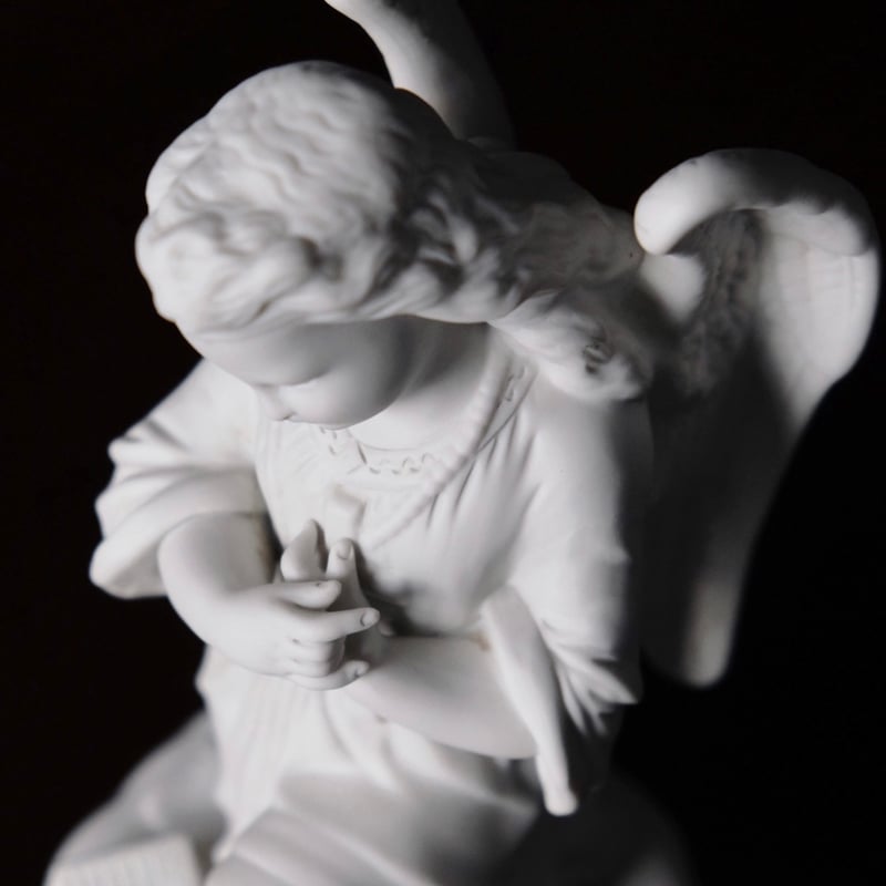 石膏 天使像 h27cm フランス アンティーク 0501710 | jinen_antique 石膏 天使像 h27cm フランス アンティーク 0501710 | jinen_antique