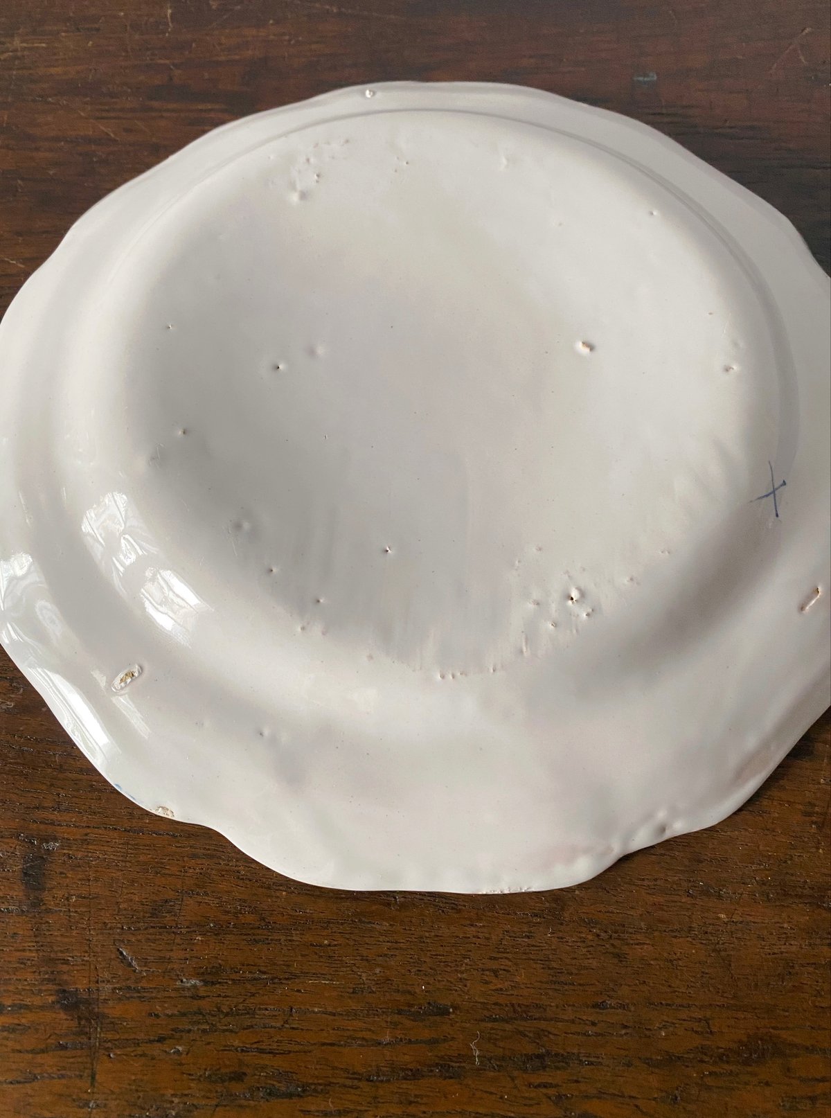 ムスティエ 青輪線のお皿