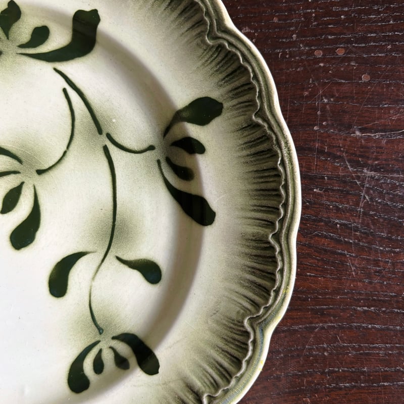 Badonviller バドンヴィレー 宿り木 ヤドリギ 平皿 φ21cmフランス アン