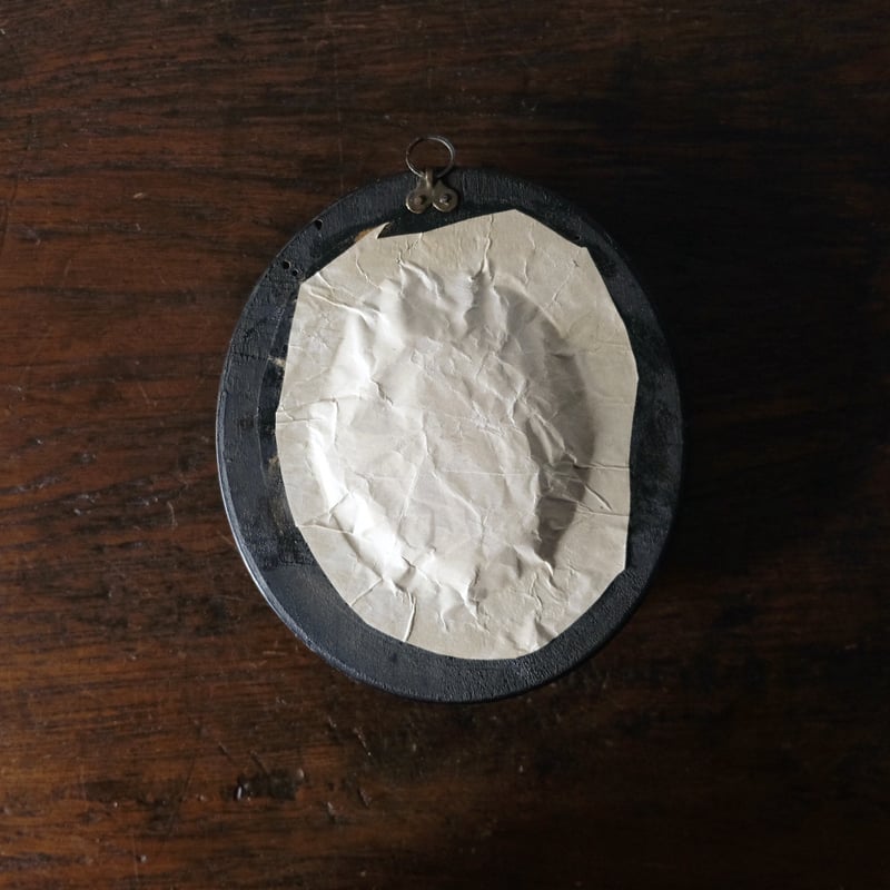 メダイヨン 聖母 マリア 額装品 フランス アンティーク 0501546