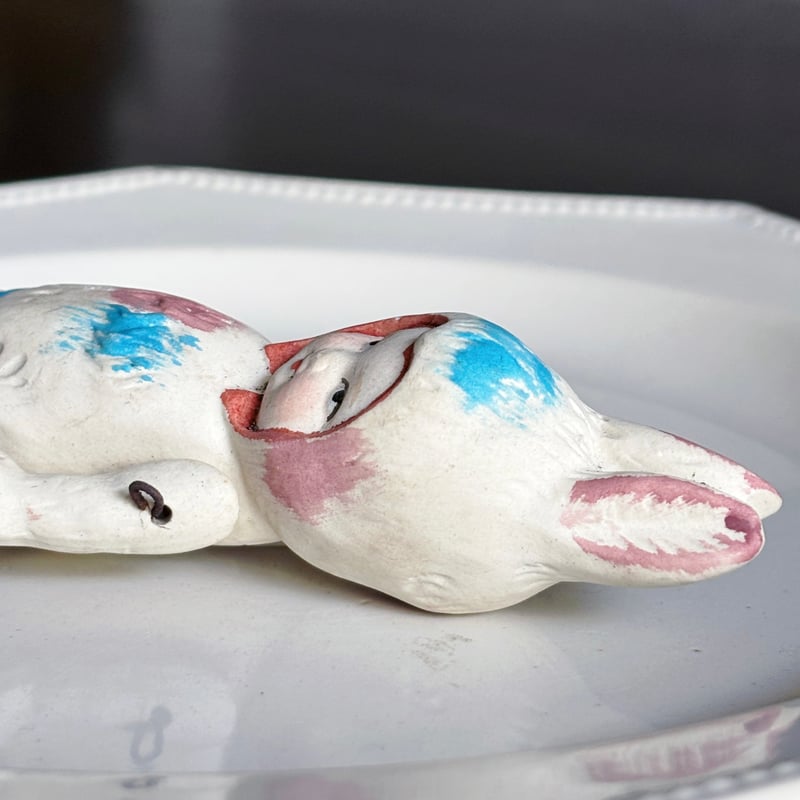 ビスク ドール ミニョネット 女の子 うさぎ フランス アンティーク