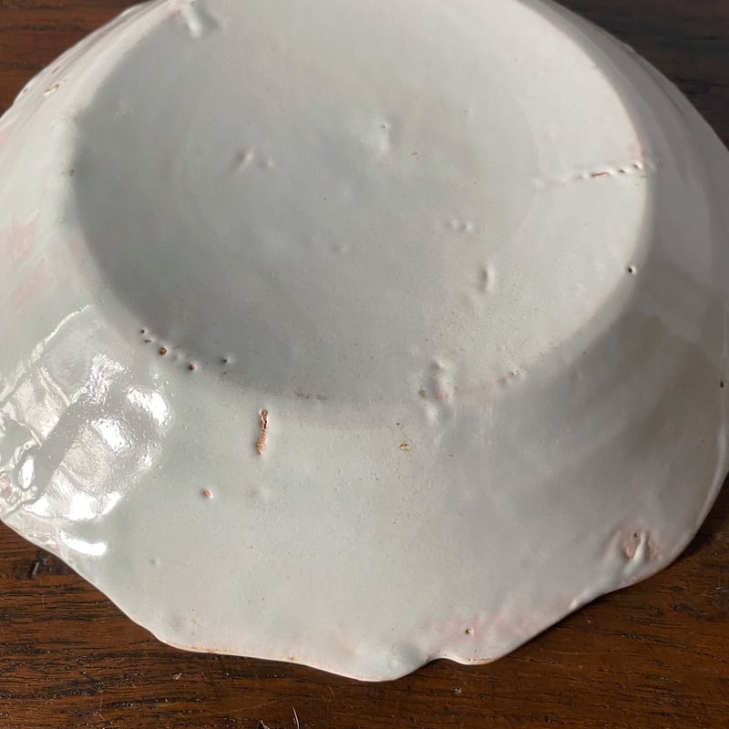 ヌヴェール Nevers 平皿 リム皿 φ23cm フランス アンティーク 0501305 |