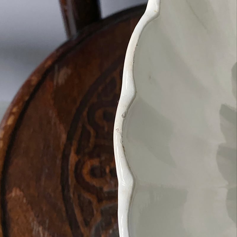 Arboras アルボラス 白 サラディエ ボウル 輪花 φ28cm フランス